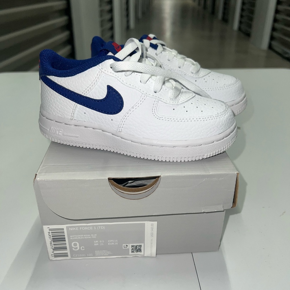 Nike Kids Sneakers White and Blue